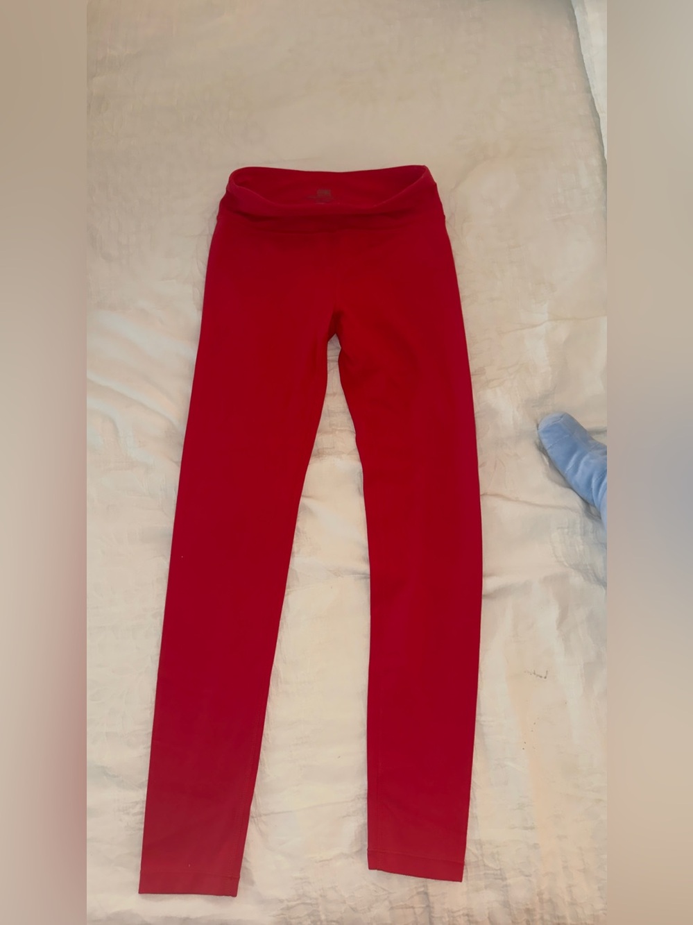 Red Athleta leggings